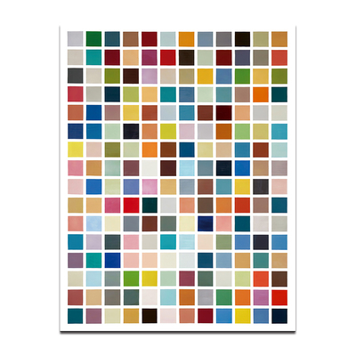 格哈德·里希特挂画Gerhard Richte抽象色块轻奢装饰画工作室酒吧