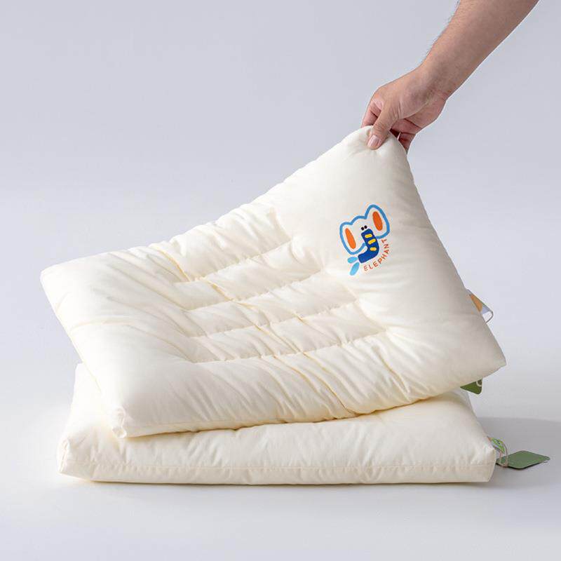全棉母婴A类儿童枕芯 纯棉枕头幼儿园宝宝枕 婴幼儿低枕枕头30*50
