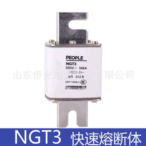 人民电器熔断器NGT3400A500A630A半导体设备保护熔断体