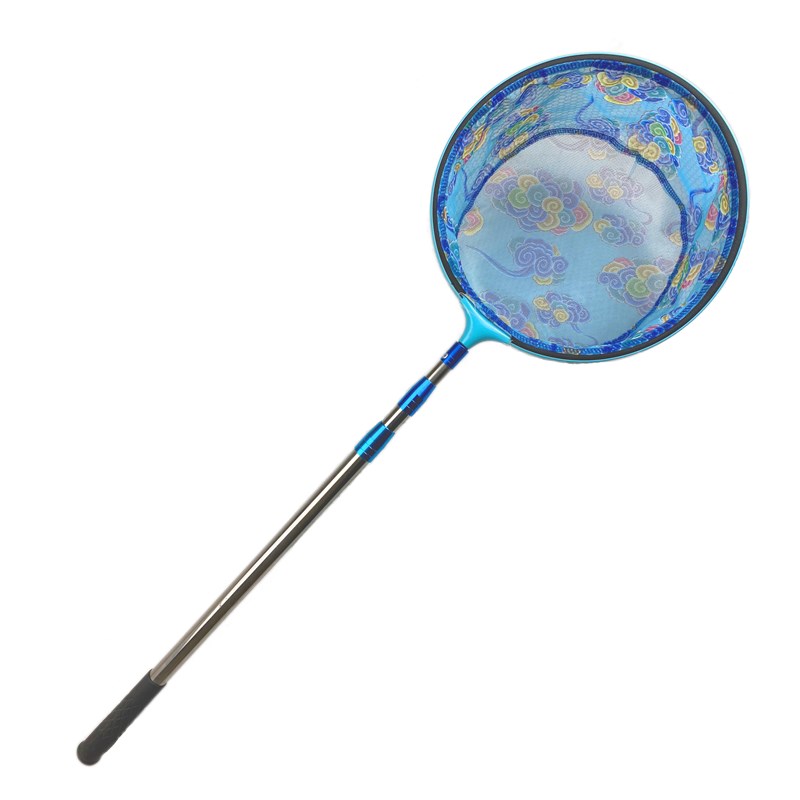 寻蝶园伸缩儿童捞鱼网小鱼捞网蝌蚪龙虾超密彩色网兜耐磨