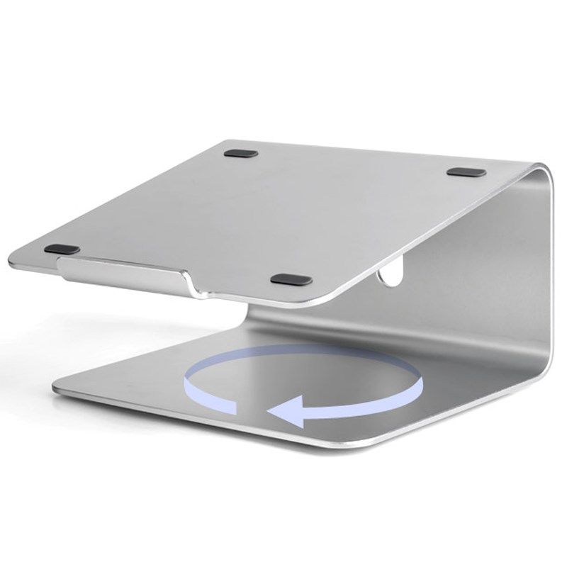 埃普AP-2笔记本铝合金旋转式桌面支架适用于macbook电脑散热底座