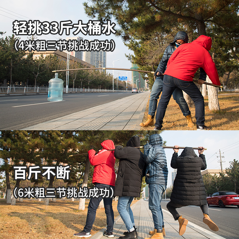 钓鱼抄网杆大物鲟青鱼捞网27米超硬超轻伸缩抄竿操网搭配网头