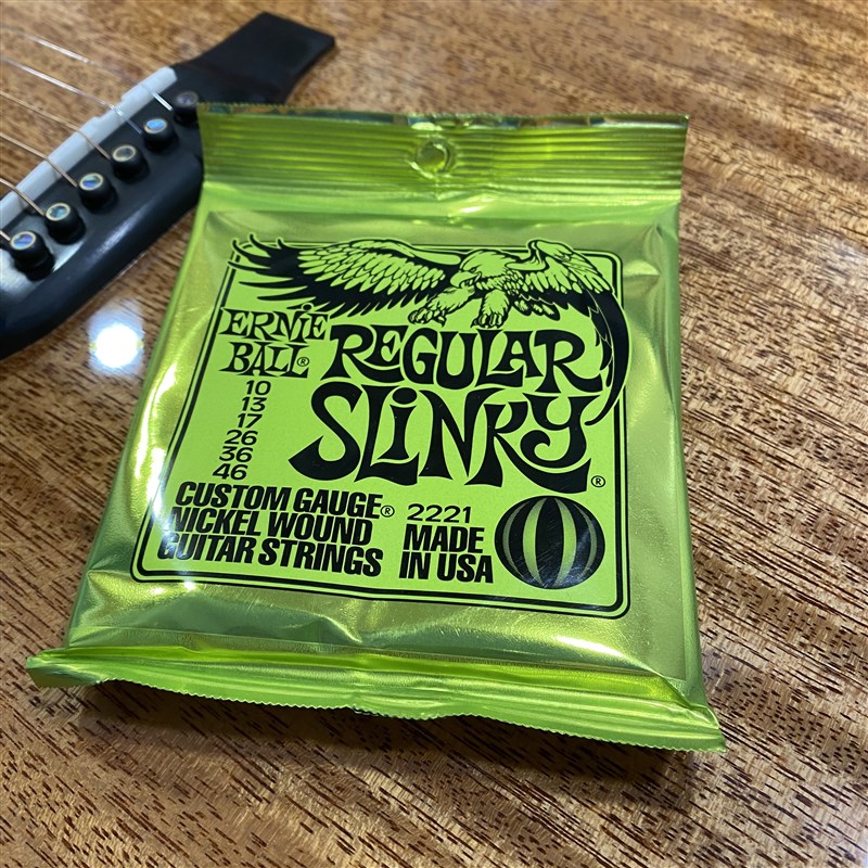 EB琴弦ErnieBll 2221装镀镍钢防锈老鹰电吉他琴弦线全EB
