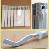 压铸铝暖气片挂钩铁棍塑料钩弧形钩墙上挂件固定件拖脱钩通用套装