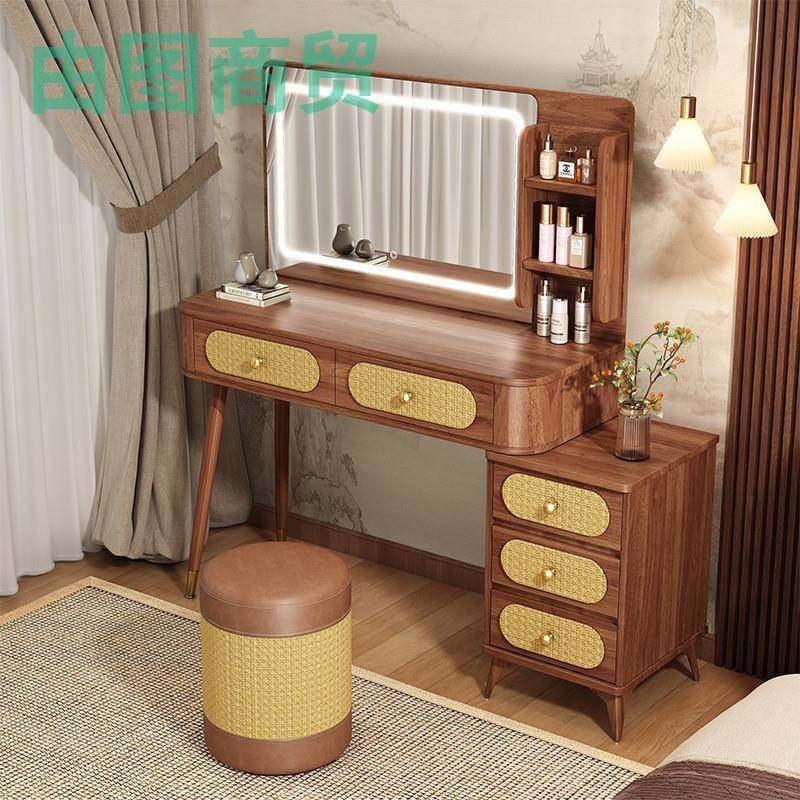 jF7中古风梳妆台卧室现代简约2024新款主卧小型化妆桌斗柜收纳,鲜花速递/花卉仿真/绿植园艺,割草机/草坪机,淘宝优惠券,粉丝福利购,淘宝优惠卷