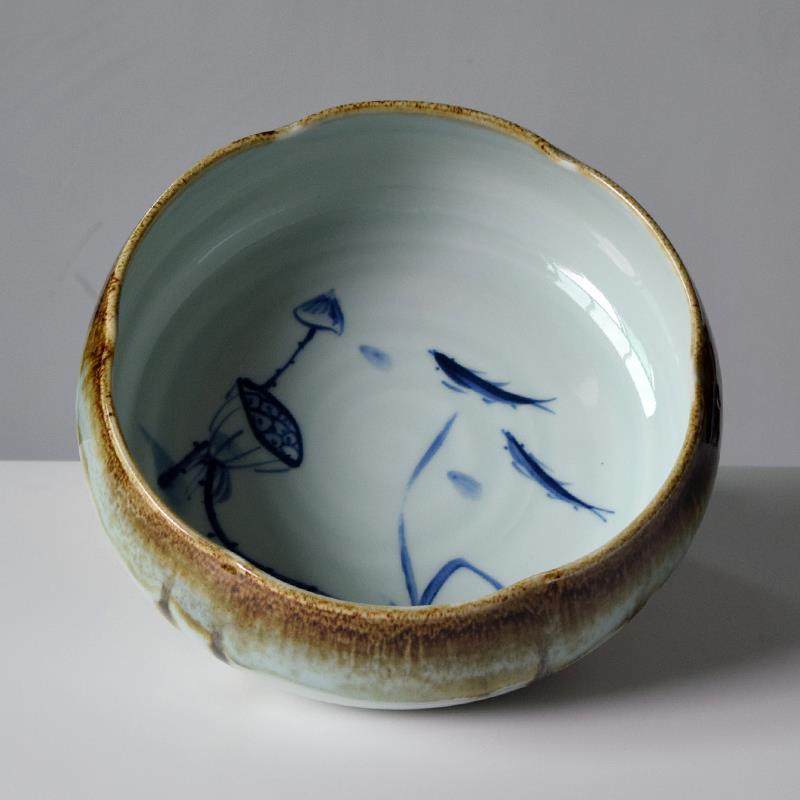 大号手工手绘陶瓷花盆铜钱草绿萝多肉盆栽一页莲水培养金鱼乌龟缸,鲜花速递/花卉仿真/绿植园艺,割草机/草坪机,淘宝优惠券,粉丝福利购,淘宝优惠卷