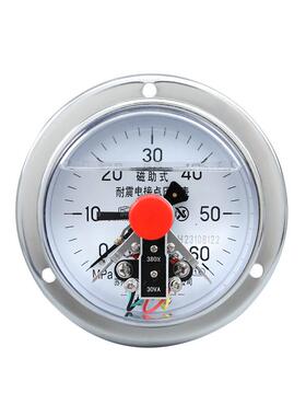 YNXC100ZT60MPa轴向耐震电接点液压油抗震压力表接点压电压力表