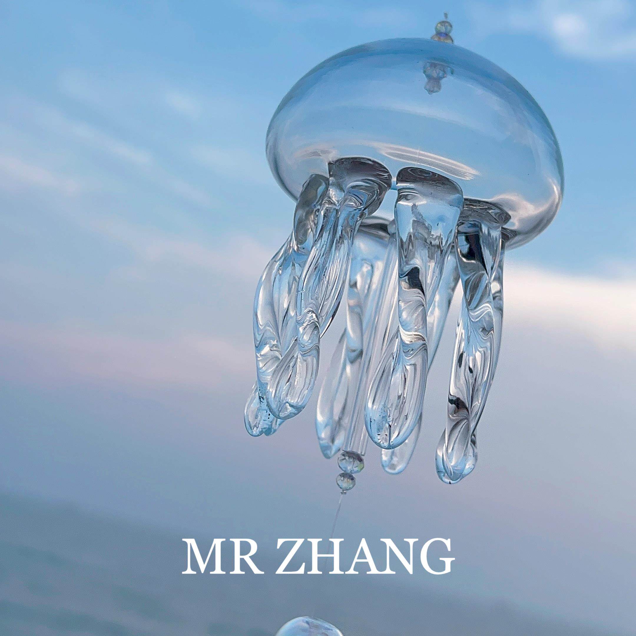 窗水母风铃海洋派泡梦幻饰阳台边挂卧室LZM客厅居家装饰氛围礼感