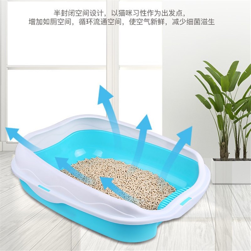 猫砂盆全封闭式猫厕所超大号防外溅可爱猫盆拉屎沙盆除臭猫咪用品