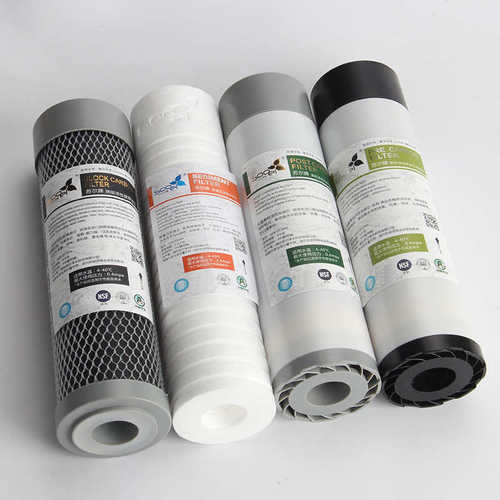 苏尔sooel10寸平口净水器纯水机通用PP沟槽椰滤过滤棉壳活性炭