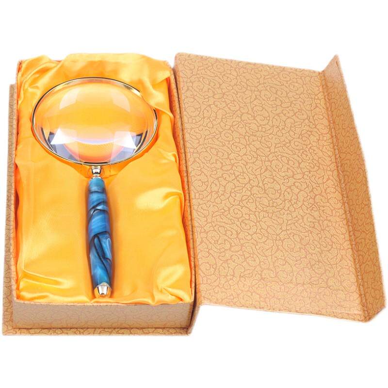 放大镜100倍高清高倍老人点火鉴定60倍带灯维修聚光50用阅读儿童