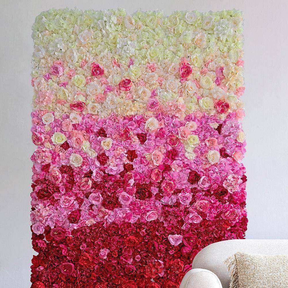 仿真花墙婚庆仿真花厂家渐变色花排花墙地毯背景布置拱门花排,鲜花速递/花卉仿真/绿植园艺,割草机/草坪机,淘宝优惠券,粉丝福利购,淘宝优惠卷