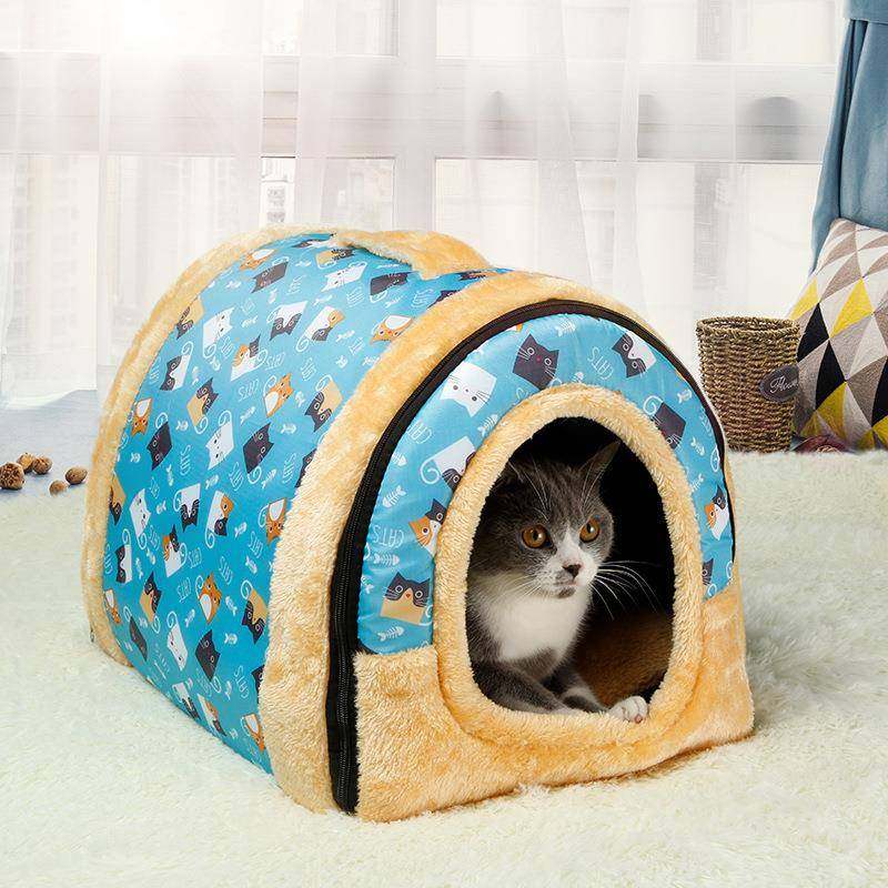 猫窝四季通用猫咪用品半封闭式猫屋冬季保暖幼猫泰迪宠物狗窝秋天,电子元器件市场,其它元器件,淘宝优惠券,粉丝福利购,淘宝优惠卷