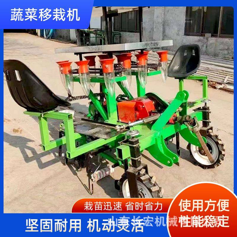 全自动秧苗移栽机蔬菜大棚苗种植机乘坐式瓜果栽苗移植器