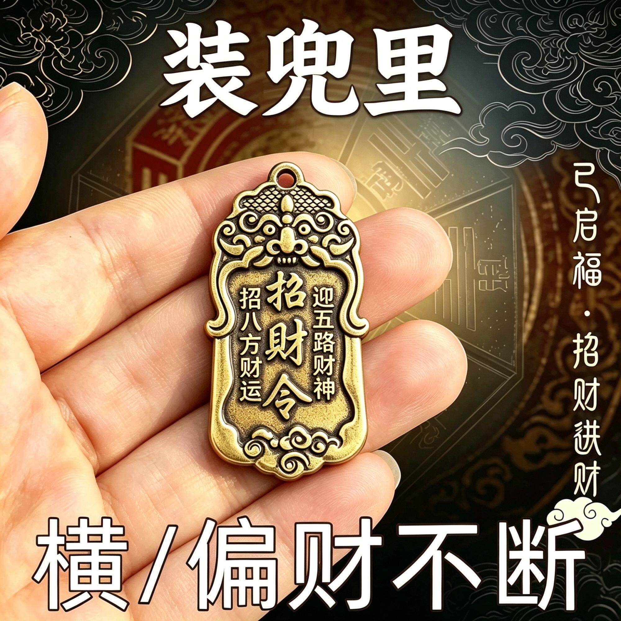 放兜里【吸横财】大财大运进家门招运进财男女钥匙扣挂件挂饰