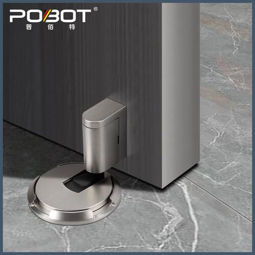 防风地吸免打孔室内门吸门阻家用卫生间隐形静音机械地吸门碰门挡