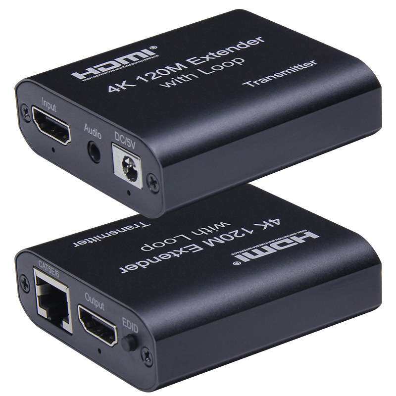 HDMI延长器100M 120M HDMI 网络延长器网线外置