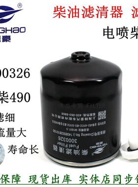 3000326柴油滤清器 1408502810106 柴滤全柴490叉车滤芯F1159-022