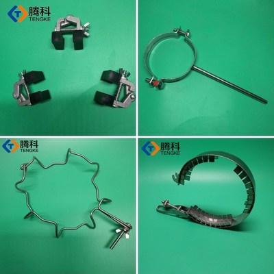 反应器夹具开口反应釜配件卡箍不锈钢夹子烧瓶珐兰夹卡子抱箍颈部