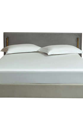 纯色A类抗菌加高床厚单件白色纯棉套床罩米1保护5X200cm笠床垫罩