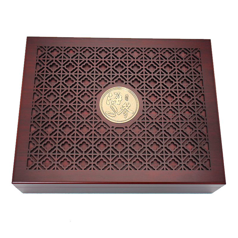 海参包装盒木盒新款速发海参礼品盒定制通用一斤半斤干海参包礼盒