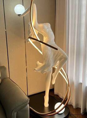 新款抽象雕塑落灯售地处酒店CUA大堂装饰舞蹈摆女神艺术个性件立