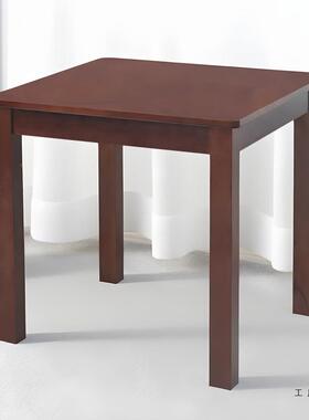 实型木小方桌茶小户原木方几家用LON沙发边全几几正方形简约中式