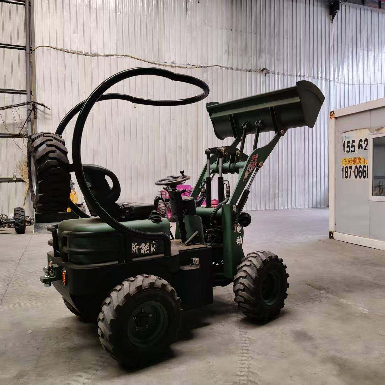 大动力电小铲车动四驱装载电机养殖小场AWD柴油铲子动铲车