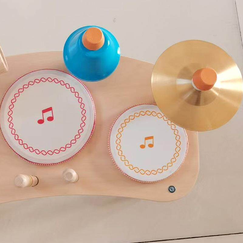 儿童敲子鼓手拍鼓启蒙教木制具幼VWA儿架园早教初学琴者打击音乐