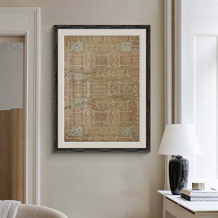 美式玄关装饰画敦煌纹饰法式抽象中古挂画横版南洋斗柜上客厅壁画,玩具/童车/益智/积木/模型,垂直悬浮玩具,淘宝优惠券,粉丝福利购,淘宝优惠卷