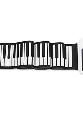 88键盘手钢琴儿童初成W693人学者门智能电入子琴玩具可卷弹奏乐器