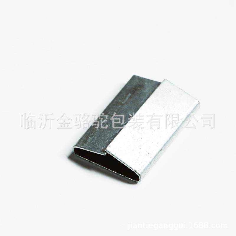 厂专家直销铁皮打包镀锌扣2m钢带用手打包扣工打包带专用打包m扣