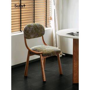 古餐椅XRS博主设计师 家用餐梵椅白蜡木子复 舒椅新品 小羊肖恩椅