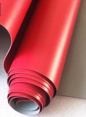 货双面红色户外遮BAR盖物汽车篷布货场盖布养殖pvc夹场加网防水厚