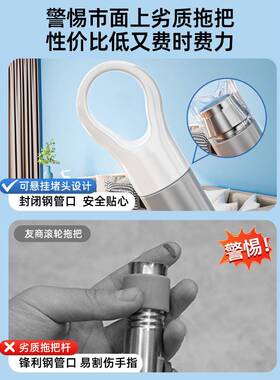 海绵吸水拖款把20地49725一拖家用手洗拖地免胶棉头大号新拖布净