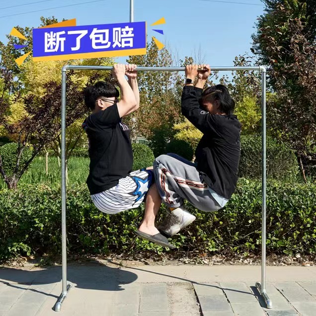 加厚钢管晾衣架挂衣架落地单杆家用阳台地摊镀锌凉挂晒被凉衣杆