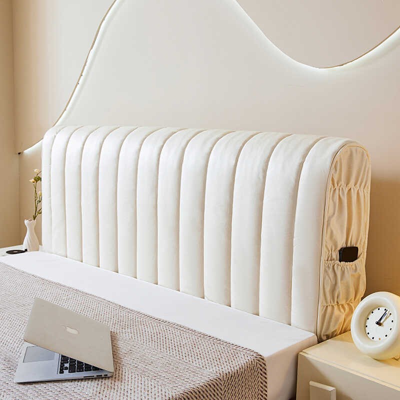 科技布全包床头罩软包床头保护罩免洗弹力床头套防磕碰防猫抓遮丑