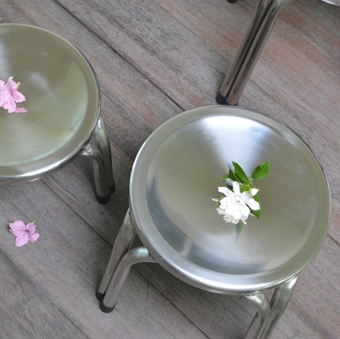 不锈钢凳子加厚不锈钢304 工厂员工宿舍小圆凳餐椅浴室换鞋凳