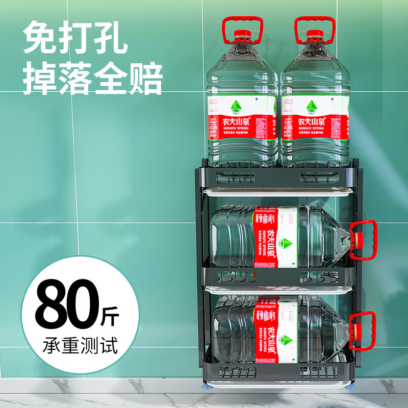 墙上厨房置物架可折叠碗架沥水架放晾碗碟筷盘收纳盒多功能壁挂式