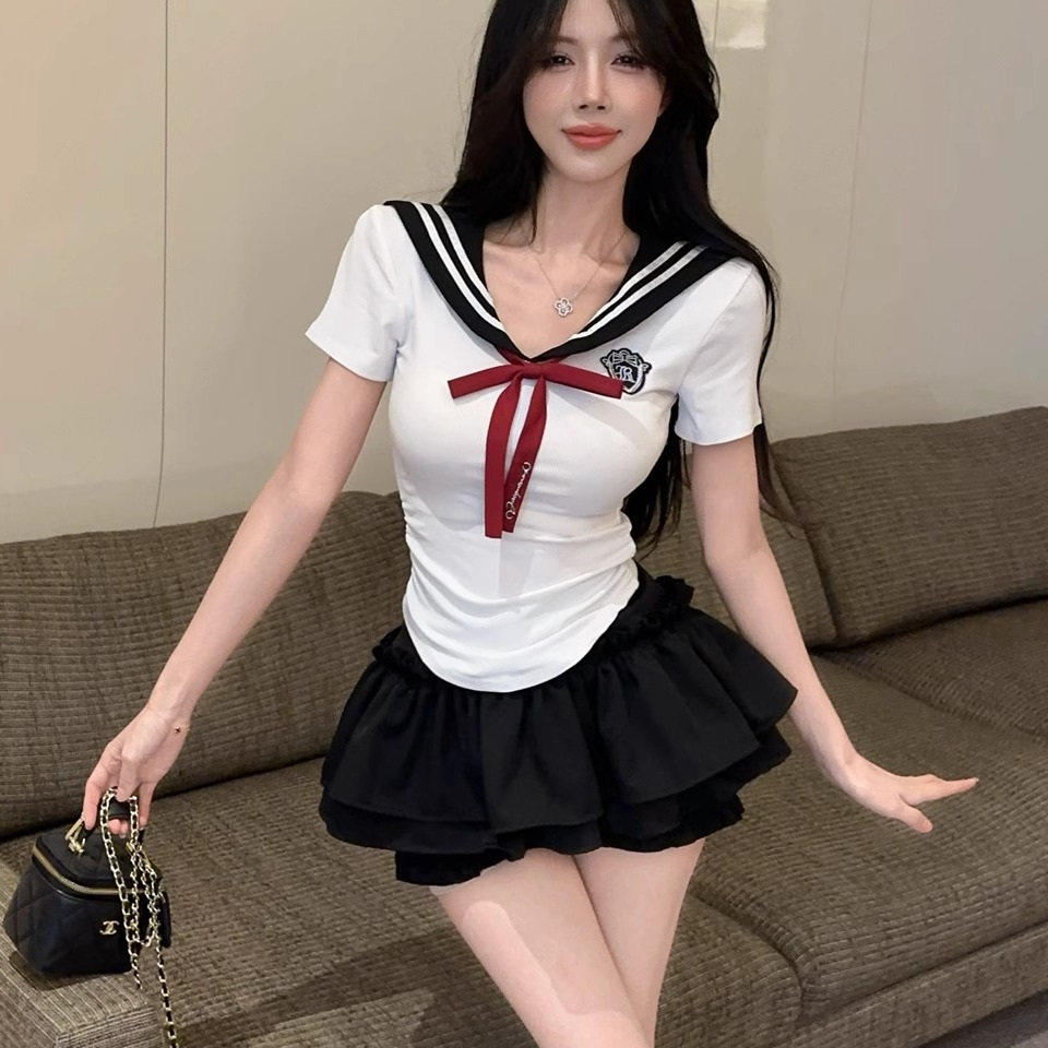 韩系学院风纯欲jk制服甜