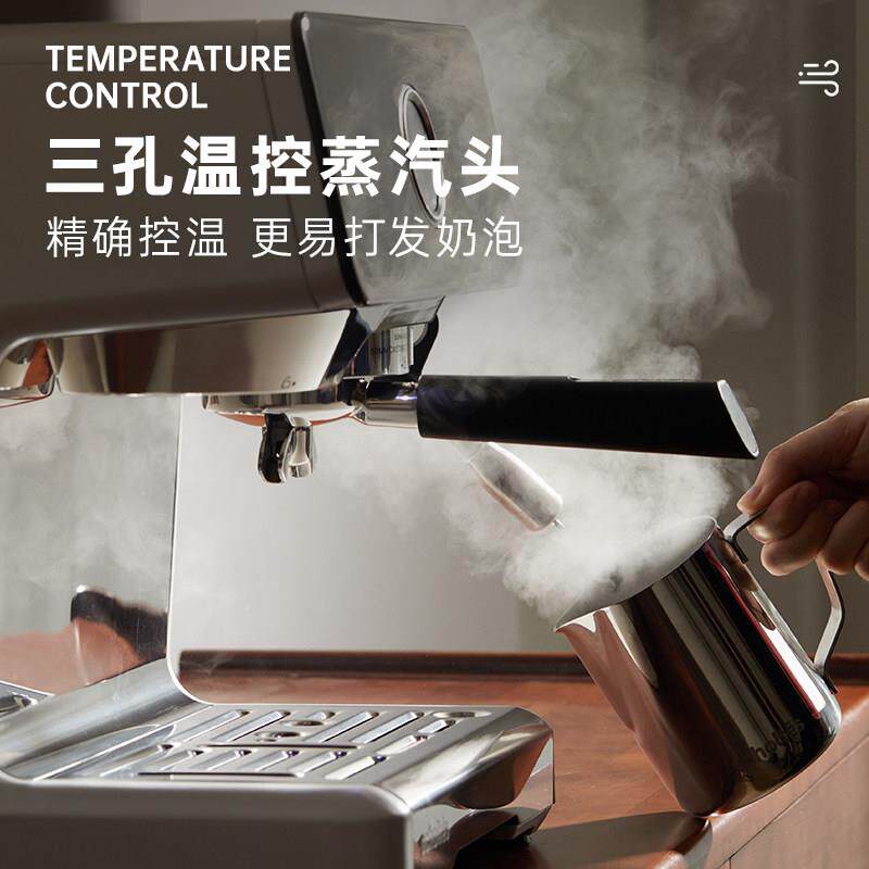 萧体泰斯200po咖啡机家用研磨一r意式半自动SSC-24定温打奶商用双