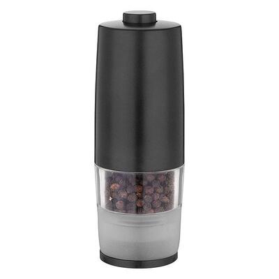 新款跨境电动不锈钢胡椒研磨器 陶瓷磨芯海盐磨 pepper grinder