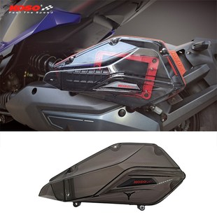 KOSO曼巴DRG哈士奇158 150改装碳纤维纹空滤外盖滤清器边盖密封条