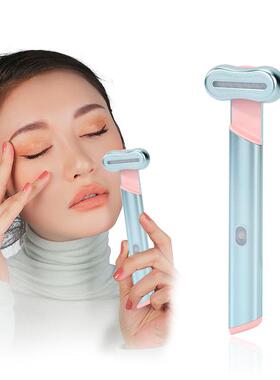 美眼仪眼部导入仪红蓝光按摩器脸部紧致提拉嫩肤EMS微电流仙女棒