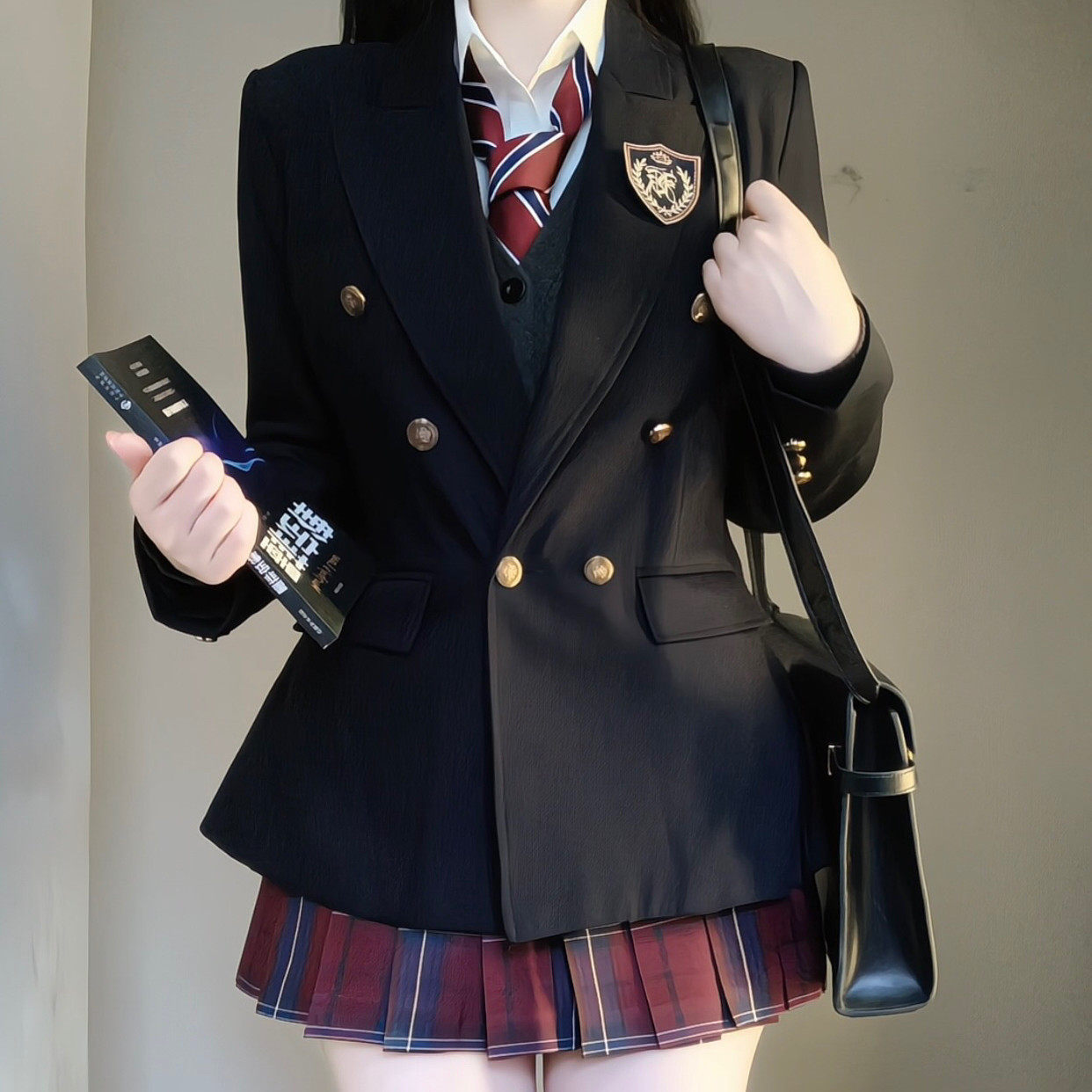 原创校供感川泽制服西装