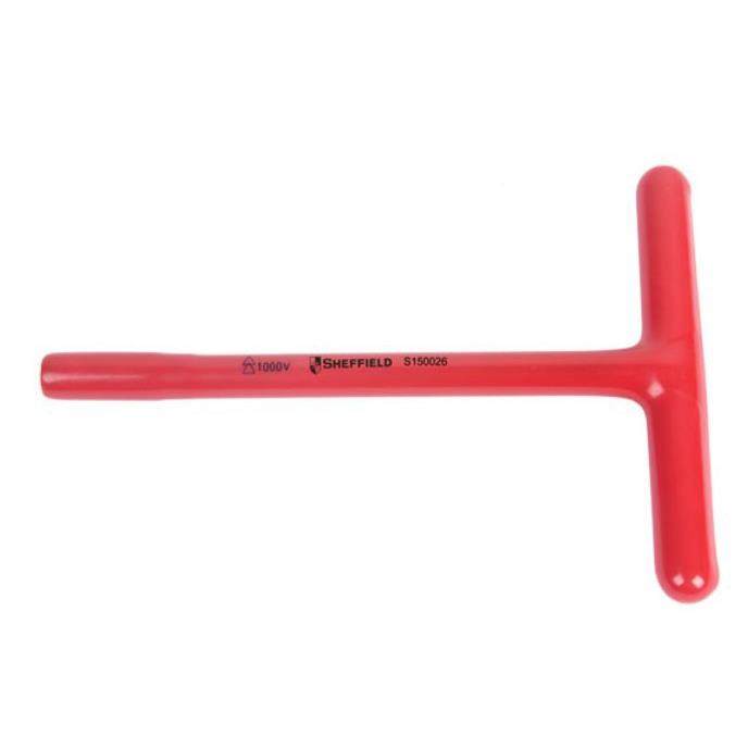 钢盾工具绝缘T型六套筒XNS扳手丁字6角长套筒外0角T字15S026