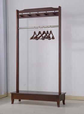客木衣帽架中实式落地衣架现代挂新衣架厅卧室接待所办公室衣EQX