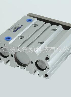 带导杆三轴MC型新款薄型用缸径52X50薄型双作S三杆气缸精CQW密高