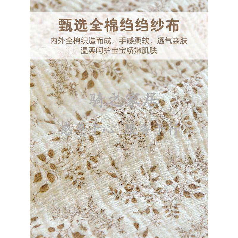 新生婴儿纯棉QZWOZMSS单a类抱宝宝夏季薄纱布包被产房襁褓包被巾