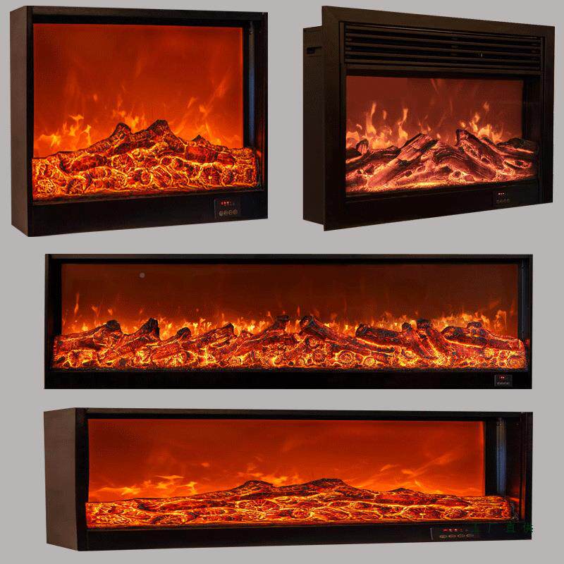 定装制欧壁炉芯式壁炉电子仿真式火焰美电985壁炉饰嵌入式取暖器